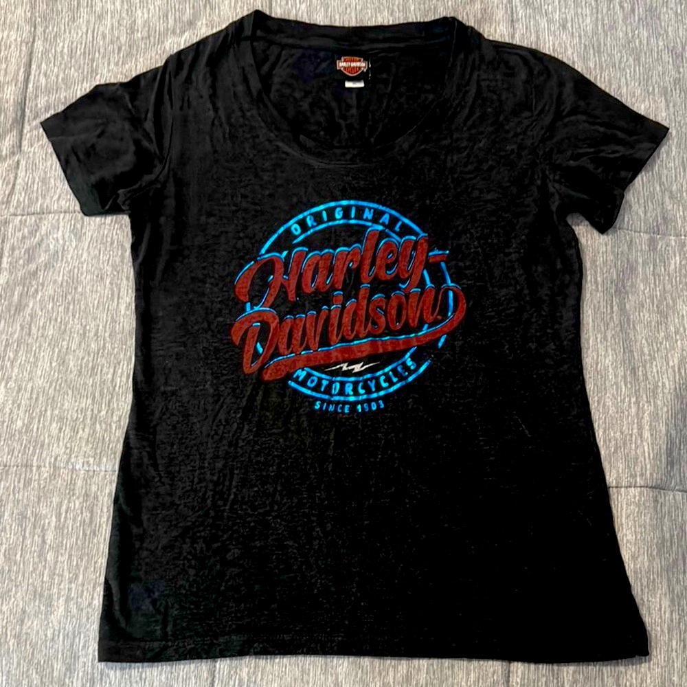 Harley-Davidson Black Graphic T-Shirt